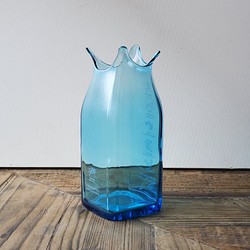 New ジンの瓶　花瓶＊ブルー2＊ 1枚目の画像