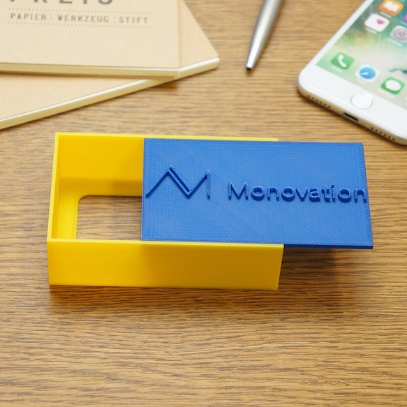 3Dプリンタで作るオーダーメイドのオリジナル名刺ケース：MonoCardCase Plastic 1枚目の画像