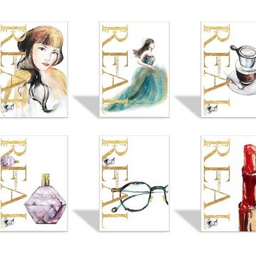 Clファッションイラストレーターのポストカード ライブエディションシンデレラ カード レター Color Collection 通販 Creema クリーマ ハンドメイド 手作り クラフト作品の販売サイト