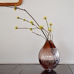 銀箔モールド花瓶~tea~ 1枚目の画像
