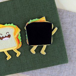 布繡磁鐵-歡樂速食系列 歡樂三明治 第1張的照片