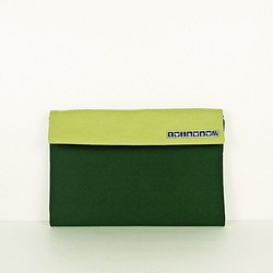 twinwow - 時尚筆記 - 細緻質感平板包 - 杉果綠 第1張的照片