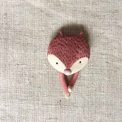 陶瓷動物襟針 -  小狐狸 第1張的照片