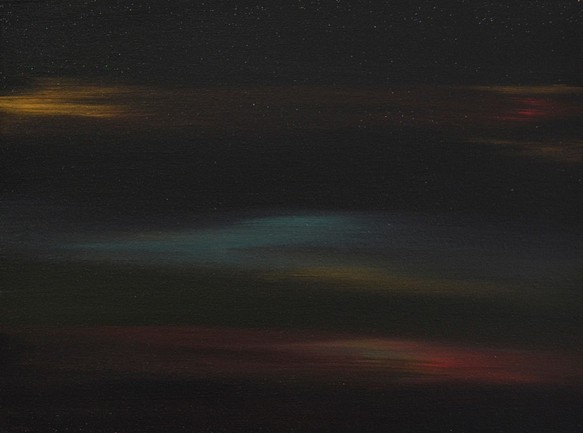 簡約 宇宙 星空 銀河 外太空 壓克力顏料創作 第1張的照片