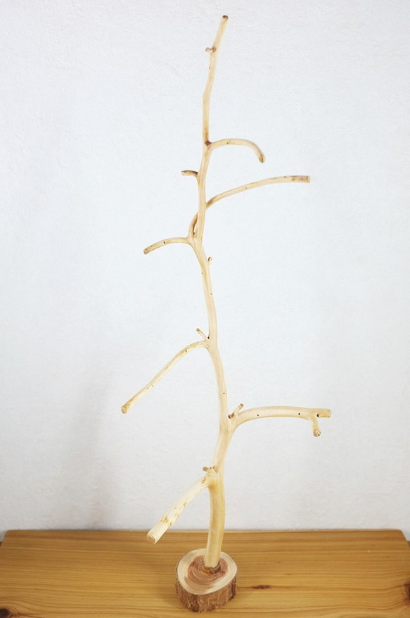 ひのきの枝がアクセサリースタンド 1枚目の画像