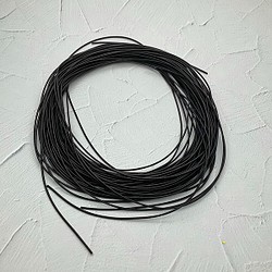 フレンチワイヤーハード ブラック 1ｍｍ100ｃｍ FWH29-BL1　ビーズ刺繍　 ゴールドワーク ブリヨン 1枚目の画像