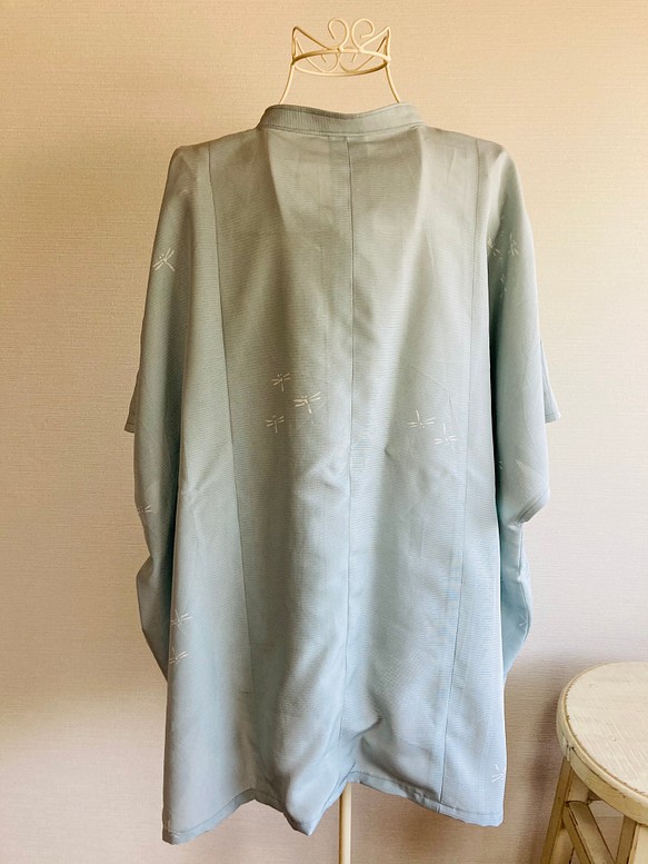 ハンドメイド　着物リメイク　正絹　チュニック 1枚目の画像