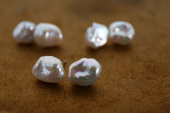 14KGF pearl pierce[kgf3638] 1枚目の画像