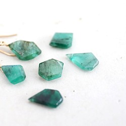 14KGF Msize　emerald pierce[kgf3719] 1枚目の画像