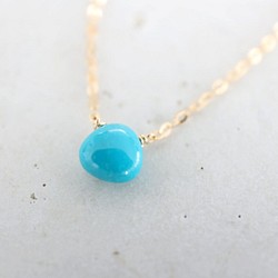 14KGF turquoise necklace[kgf3736] 1枚目の画像