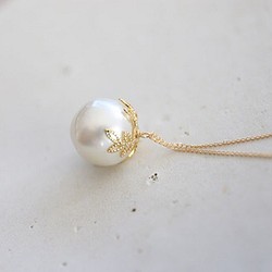 14KGF　south sea pearl　necklace [nc1221] 1枚目の画像