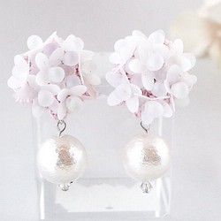 【再販】紫桜の耳飾り【受注販売】 1枚目の画像