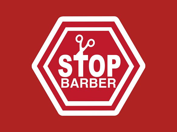 激安の barber ロゴインテリア 春のコレクション ショップ名入れ無料