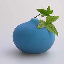 drop#3 turquoise (porcelain bud vase) 第1張的照片