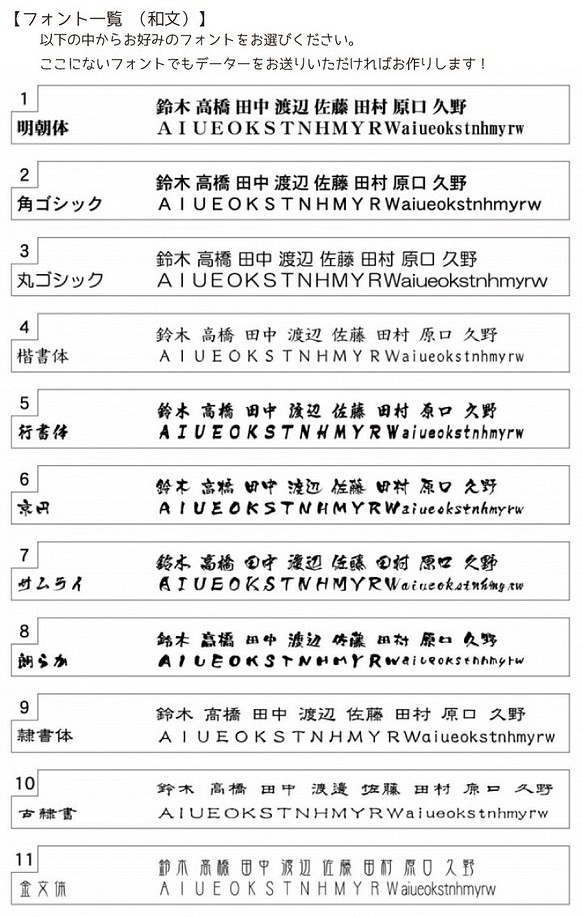 送料無料☆オーダーメイド表札 Rectangleシリーズ/透明系のあか