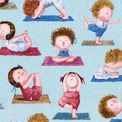 美國面料棉100％兒童瑜伽【伊麗莎白工作室】 第1張的照片