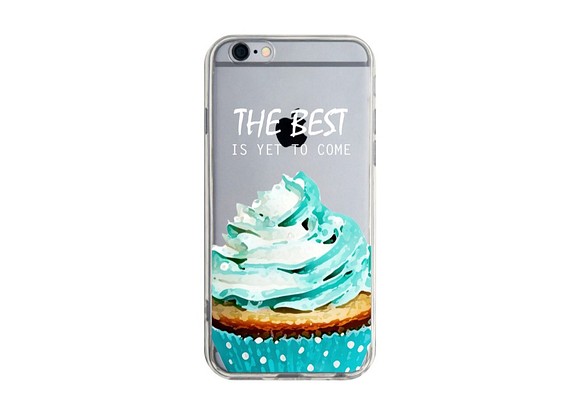 藍莓杯子蛋糕 - Samsung iPhone 5s 6s 7 plus HTC Sony LG 手機殼 / 香港製造 第1張的照片