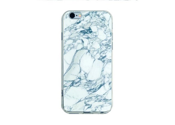 白大理石雲石紋- Samsung iPhone手機殼 / 香港製造 第1張的照片