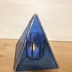 LEDキャンドル用ステンドグラス 1枚目の画像