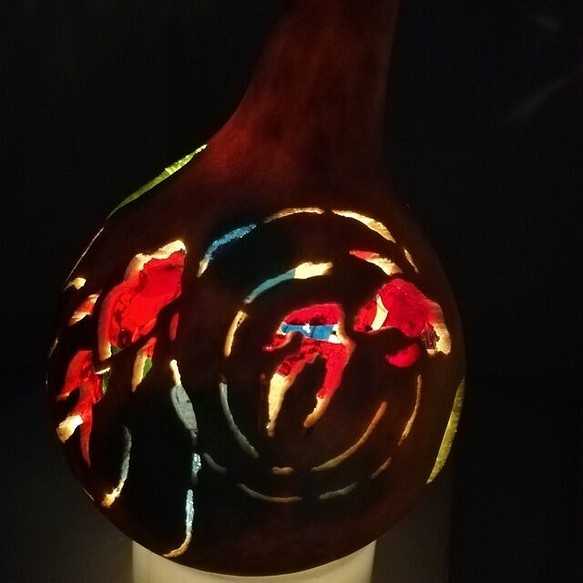 ミニひょうたんランプ－１ 照明（ライト）・ランプ ひょうたん すみ 