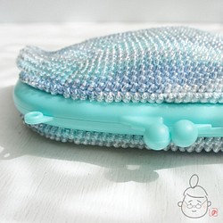 Ba-ba handmade Beads crochet petit-bag No.1254 第1張的照片