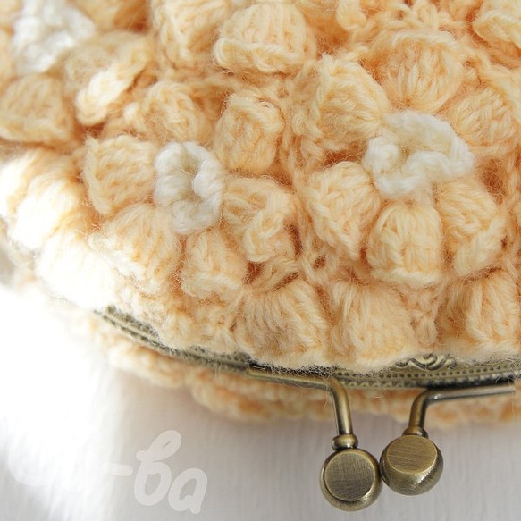 Ba-ba handmade Poppy puff knitting pouch  No.C1402 第1張的照片