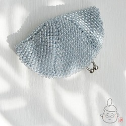 Ba-ba handmade Beads crochet pouch No.1438 第1張的照片