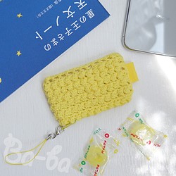 Ba-ba handmade picotte knitting zipper mini-pouch  No.MFP2 第1張的照片