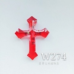 ♥【W274-聖十字】乾燥花手工十字架 第1張的照片