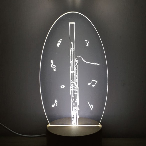 WD 原木夜燈《低音管》 樂器燈 / 音樂設計 / 樂團 / Music / Bassoon 第1張的照片