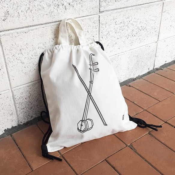 WD 樂器背包《二胡》手提、後背兩用 / 音樂設計 / 樂團 / Music / 棉質背包 / 台灣設計 第1張的照片