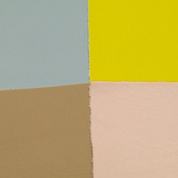 優しい色のソフトな革　４枚セット（レモンイエロー、水色、ピンク、ベージュ）No.195 1枚目の画像