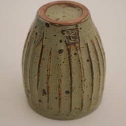 鎬入り藁灰釉フリーカップ（作品番号S-075） 1枚目の画像