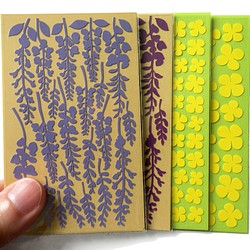 紫藤花/油菜花貼紙 4份 第1張的照片