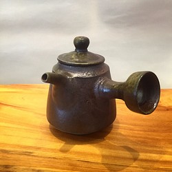 吳智仁老師 手作柴燒單把茶壺 第1張的照片