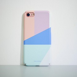簡約玫瑰粉紅寧靜粉藍QUARTZ & SERENE Phone case 可刻字手機殼 第1張的照片