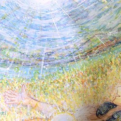 「草原のレイニー ～恵みのオーラ～」 原画 カラー + 無限ゼロCDR 1枚目の画像