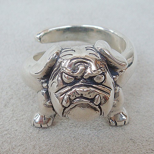 素材SILVEBurudoggu Ring【CRAZY PIG】