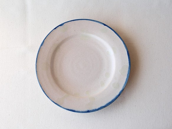 【ピンク　お皿 】 　陶器　　21ｃｍ 1枚目の画像
