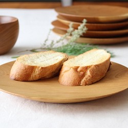 山桜のお皿 ２枚セット：φ２１０：パン皿 1枚目の画像