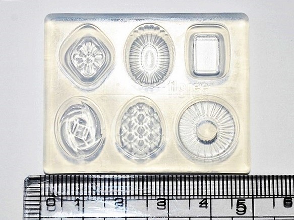(S16)シリコンモールド　キャンディー型/小さいサイズドロップ　6連 1枚目の画像
