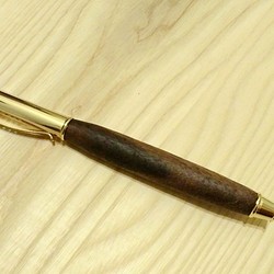 原木鋼珠筆(胡桃木)--A006 第1張的照片