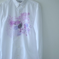 値下げ　送料無料　メンズ　ブロードシャツ　長袖「35℃」 1枚目の画像
