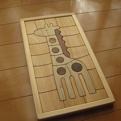 木製パズル(きりん) 1枚目の画像