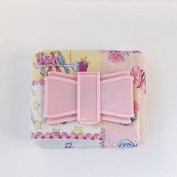 出産祝いに♡ラミネートおしりふきケース ベビーピンク フタ完全固定 1枚目の画像