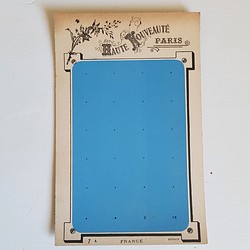 フランスアンティーク　未使用ボタンシート HAUTE NOUVEAUTÉ PARIS 1枚目の画像