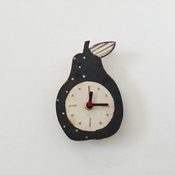なし 掛け時計 (陶器) 1枚目の画像