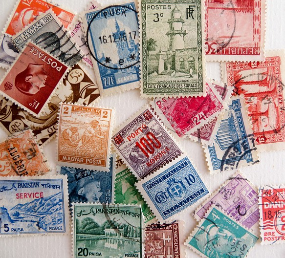 外国切手　レトロ切手セット　45枚
