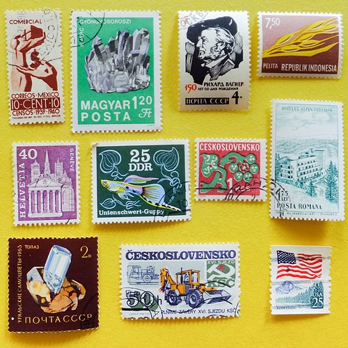 外国切手(小サイズ) 60枚 デザイン色々 その他素材 Microalgae Design 