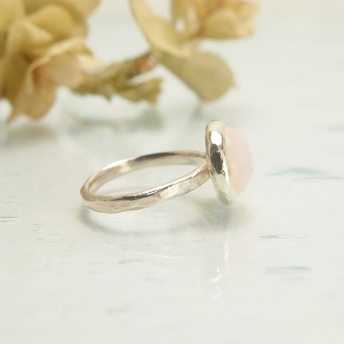 silver】ピンクオパールのリング Ｒ194 指輪・リング 工房うずり 通販 